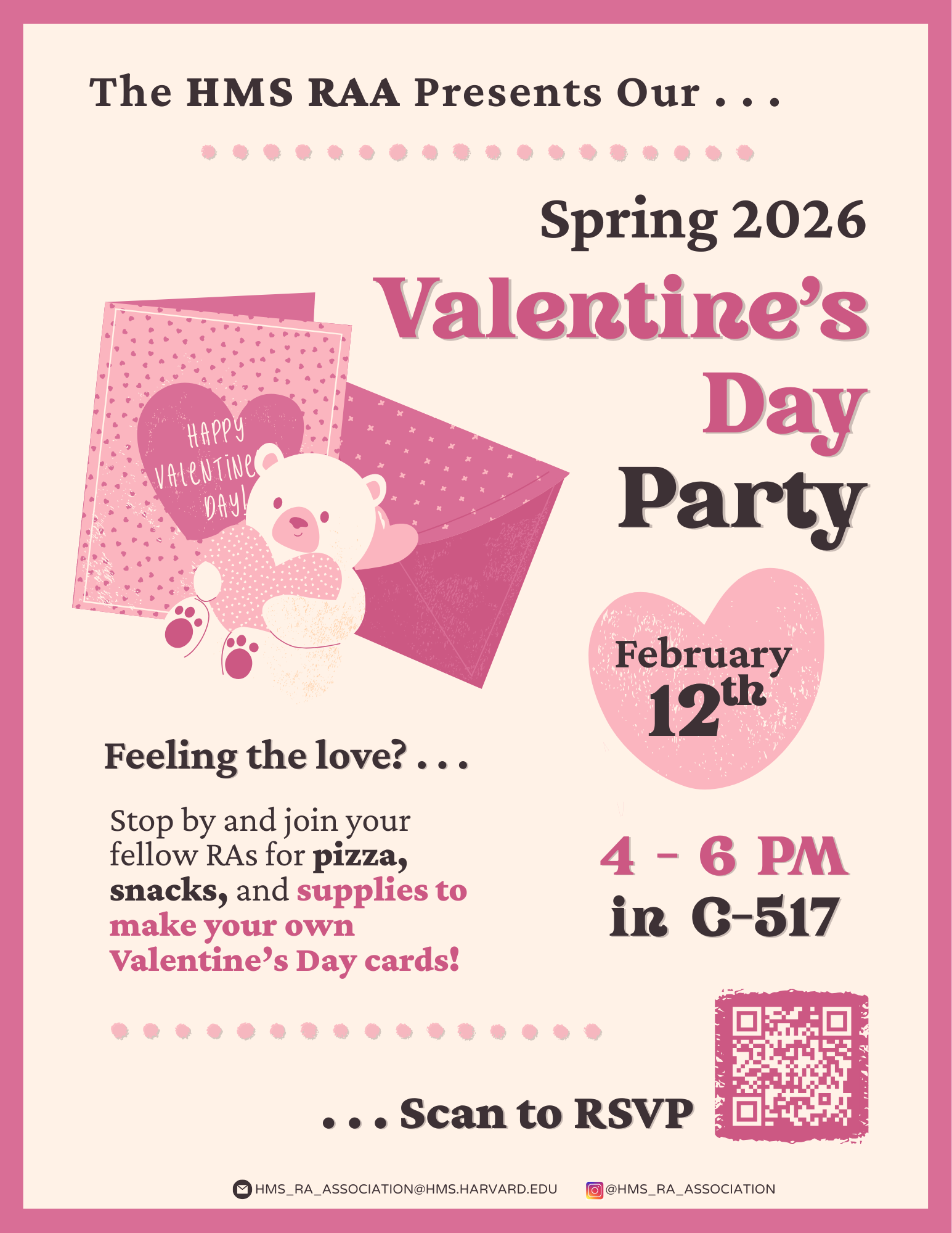 Valentine's Day Party flyer