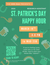 St. Patrick's Day Happy Hour flyer