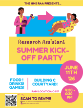 RAA Summer Kick-off Party flyer. Details below. 